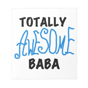 Fantastisk Baba Tshirts och presenter Anteckningsblock