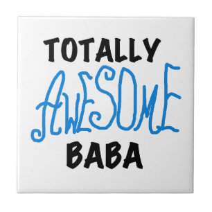 Fantastisk Baba Tshirts och presenter Kakelplatta