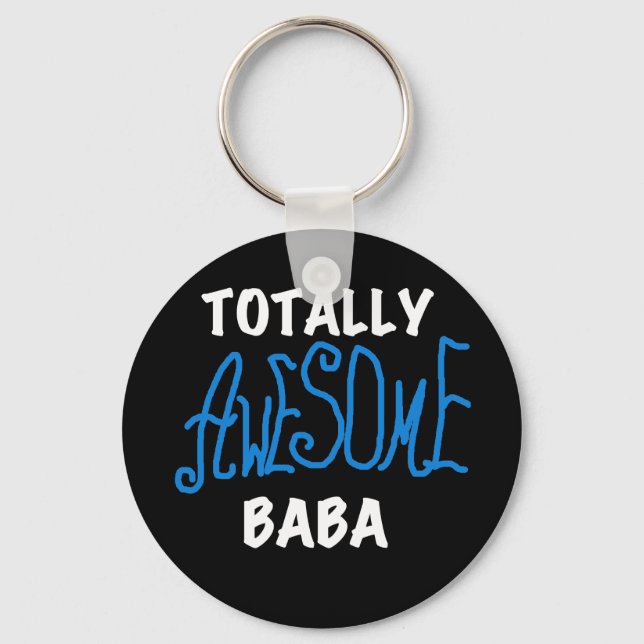 Fantastisk Baba Tshirts och presenter Nyckelring (Framsida)