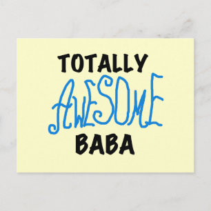 Fantastisk Baba Tshirts och presenter Vykort