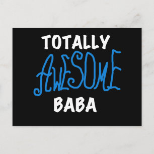 Fantastisk Baba Tshirts och presenter Vykort