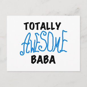 Fantastisk Baba Tshirts och presenter Vykort