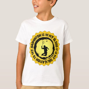 Fantastisk Badminton förseglar Tee Shirt