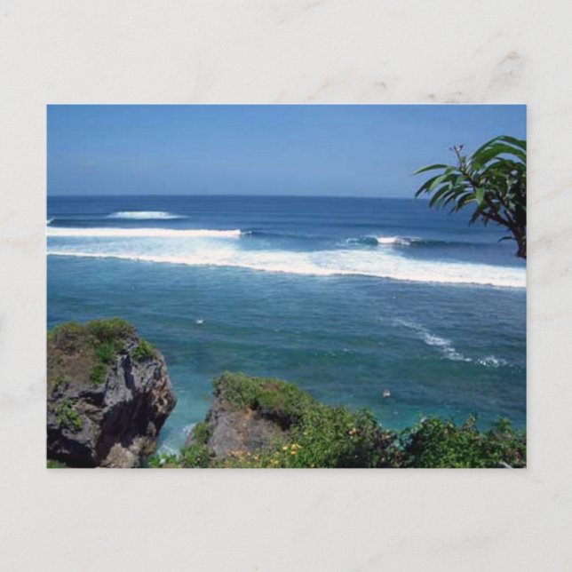 Fantastisk Bali Beach-vykort Vykort (Framsida)