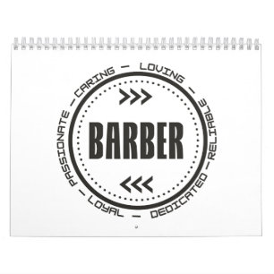 Fantastisk Barber-jobbtitel Kalender