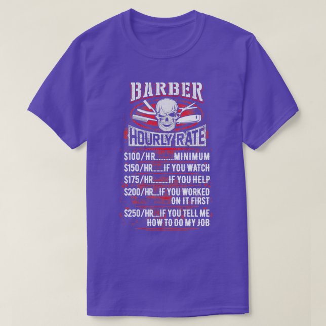 Fantastisk Barberx27s timtaxa T Shirt (Design framsida)