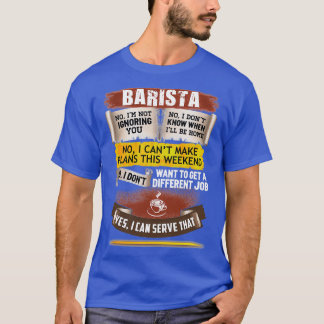 Fantastisk Barista kan åtgärda detta T Shirt