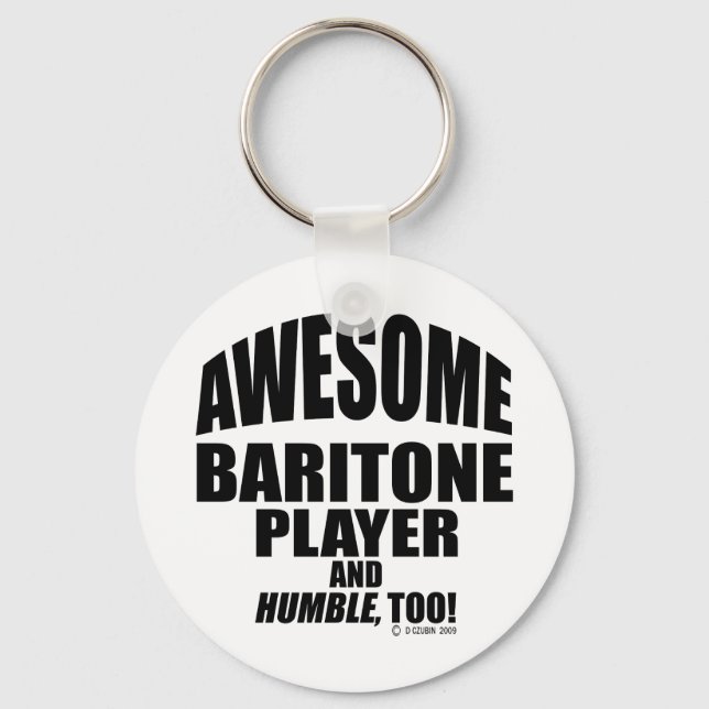 Fantastisk Baritone Player Nyckelring (Framsida)