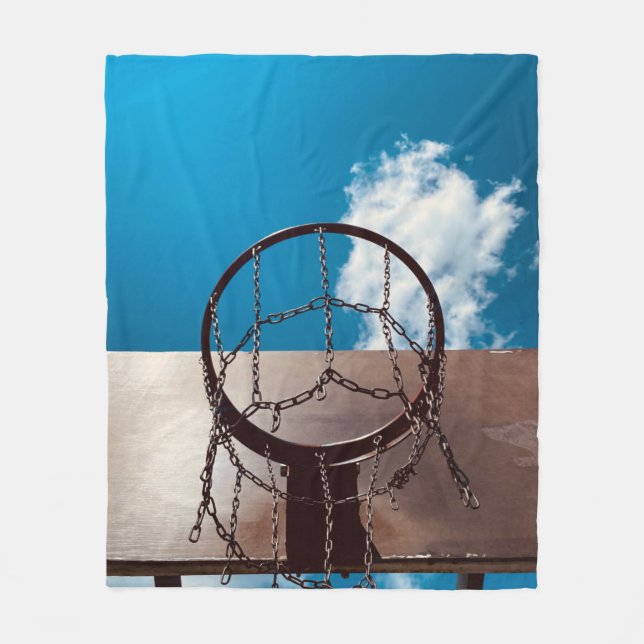 Fantastisk Basketball Fleecefilt (Framsidan)
