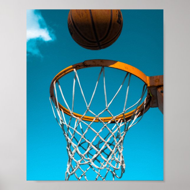 Fantastisk Basketball Gift Poster (Framsidan)