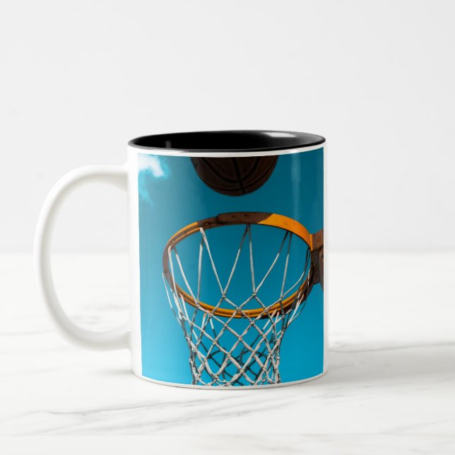 Fantastisk Basketball Gift Två-Tonad Mugg (Vänster)