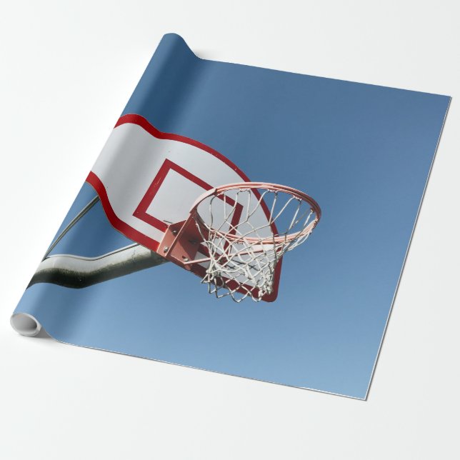 Fantastisk Basketball Presentpapper (Utrullad)