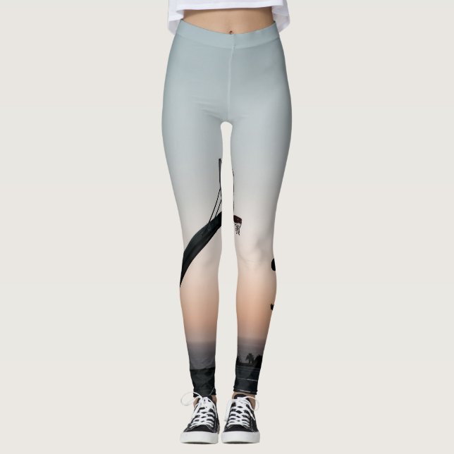 Fantastisk Basketball Ring Leggings (Framsida)
