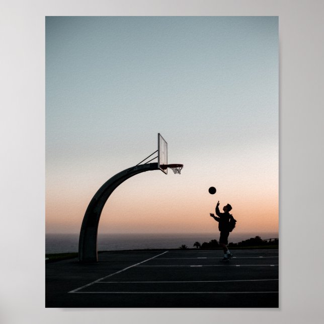 Fantastisk Basketball Ring Poster (Framsidan)