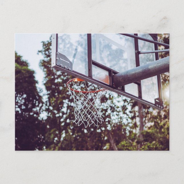 Fantastisk basketkonst vykort (Framsida)