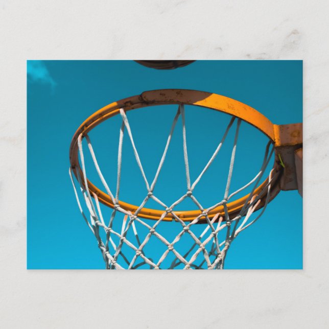 Fantastisk basketpresent vykort (Framsida)