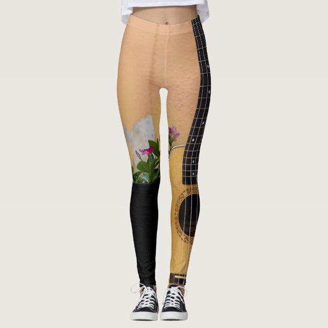 Fantastisk Bass Guitar Leggings (Framsida)