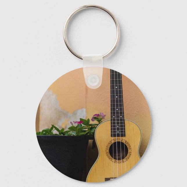 Fantastisk Bass Guitar Nyckelring (Framsida)