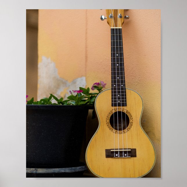 Fantastisk Bass Guitar Poster (Framsidan)