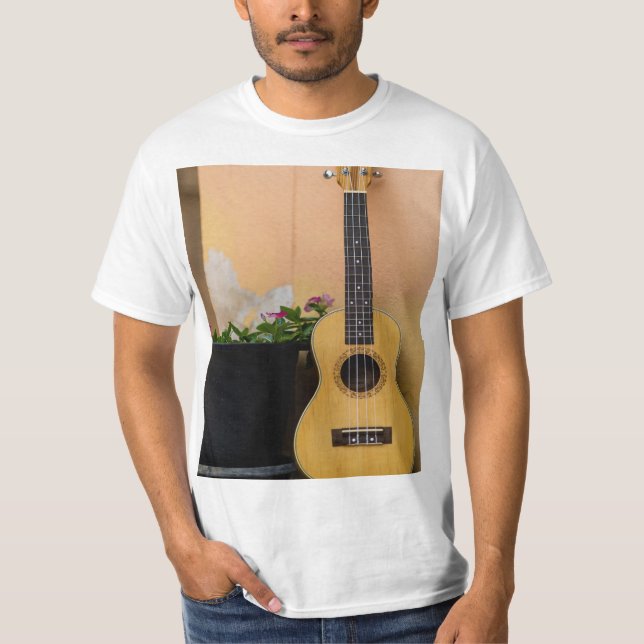 Fantastisk Bass Guitar T Shirt (Framsida)