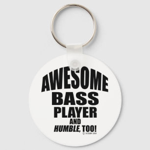 Fantastisk Bass Player Nyckelring