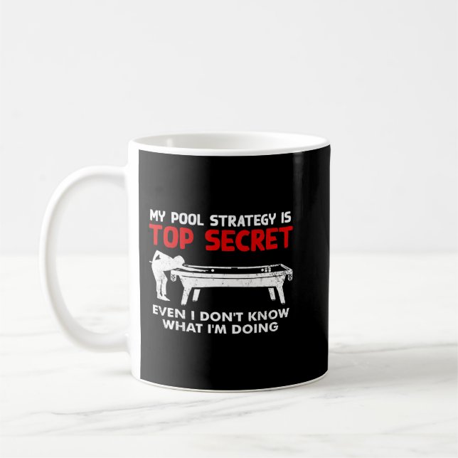 Fantastisk Bassäng Player Billiards Gift Kaffemugg (Vänster)