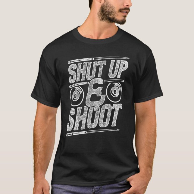 Fantastisk Bassäng Player Billiards Gift T Shirt (Framsida)