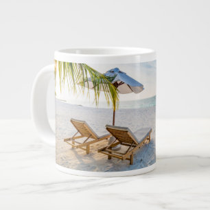Fantastisk Beach Sunset Jumbo Mugg
