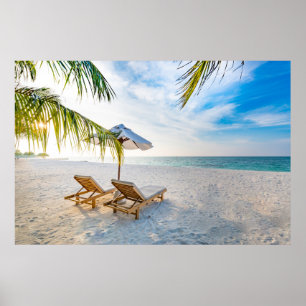 Fantastisk Beach Sunset Poster