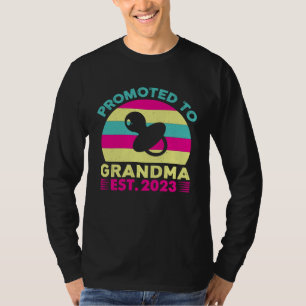 Fantastisk befordrad till mormor 2023 graviditetsm t shirt