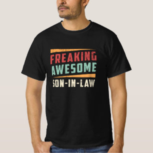Fantastisk Best Son in Law Son Proud Gift Idea T Shirt
