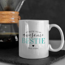 Fantastisk Bestie | Bästa vän Kaffemugg