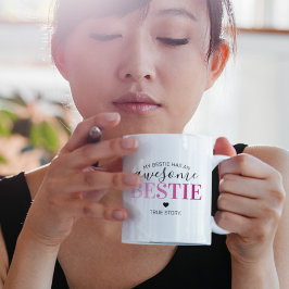 Fantastisk Bestie | Bästa vänner för Rosa Kaffemugg