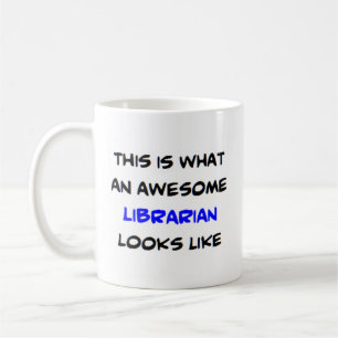 fantastisk bibliotekarie kaffemugg