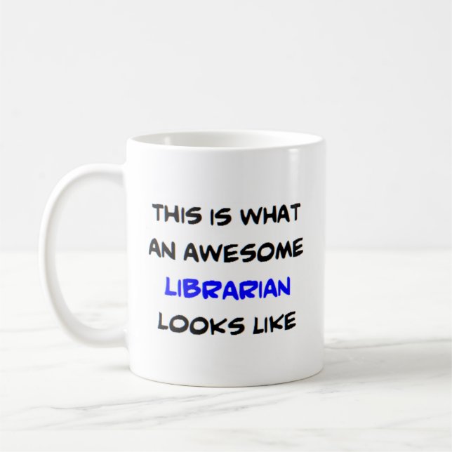 fantastisk bibliotekarie kaffemugg (Vänster)
