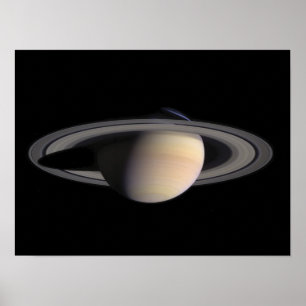 Fantastisk bild av Saturnus, från NASA Poster