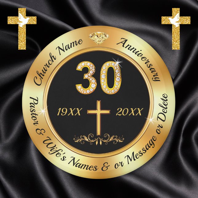 Fantastisk Billigt, 30-åriga kyrkoårstävlingar. Magnet (30 year church anniversary ideas. 30th church anniversary favors. Christian 30th anniversary favors.)