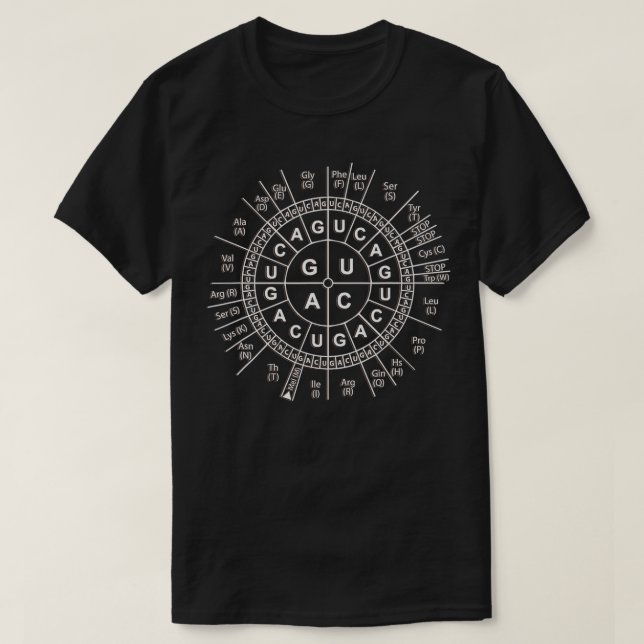 Fantastisk biologi Genetisk kod Sol Science Humor  T Shirt (Design framsida)