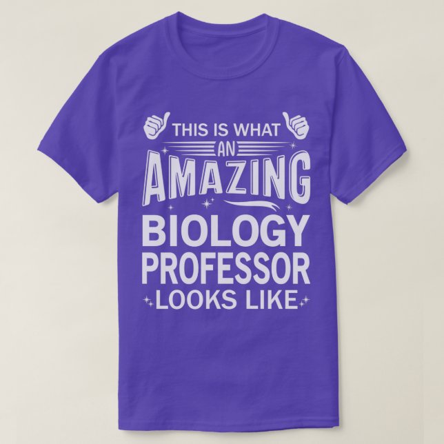 Fantastisk Biology Professor T Shirt (Design framsida)