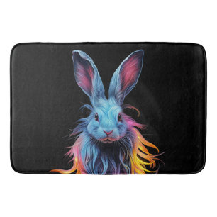 Fantastisk Blue Rabbit on Fire Badrumsmatta