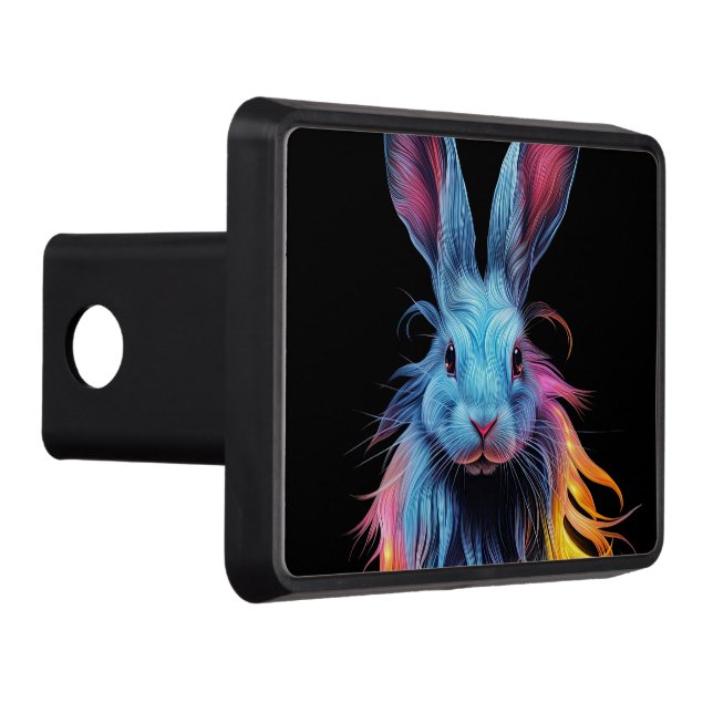 Fantastisk Blue Rabbit on Fire Dragkroksskydd (Höger)