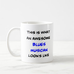 fantastisk blues musiker kaffemugg