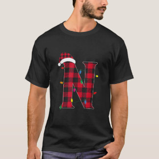 Fantastisk Brev N Initial Namn Buffalo Play Kristu T Shirt