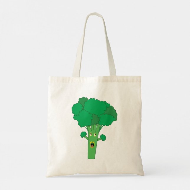Fantastisk Broccoli Funny Vegetable Tygkasse (Baksida)