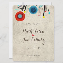 Fantastisk bröllopsinbjudan Rupydetquila Spara Datumet