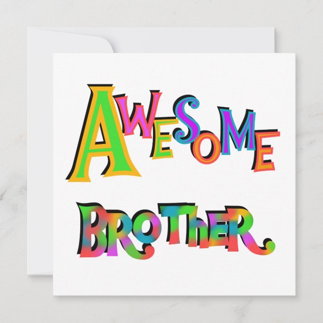 Fantastisk Brother T-shirts och gåvor (Framsida)