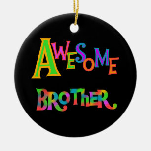 Fantastisk Brother T-shirts och gåvor Julgransprydnad Keramik