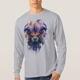 Fantastisk Brüllande Lejon Långärmad T Shirt
