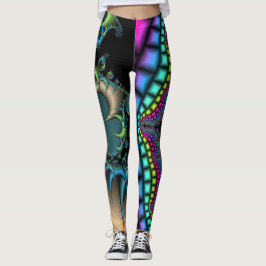 Fantastisk bruten Fractal Leggings