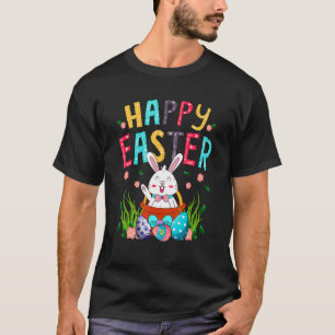 Fantastisk Bunny Påskägg-dagskorpen Glad påsk T Shirt